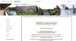 Desktop Screenshot of mairie-ligny-le-chatel-89.fr