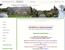 Tablet Screenshot of mairie-ligny-le-chatel-89.fr